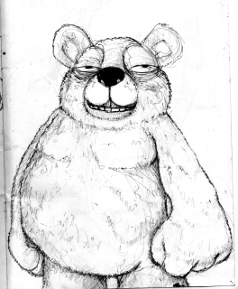 Bear sketch.