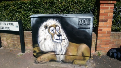 Lion. Exotic Creatures project. Box Art. 2015.